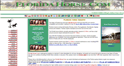 Desktop Screenshot of floridahorse.com